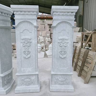 歐式石雕門柱 融合藝術(shù)與實(shí)用的建筑裝飾